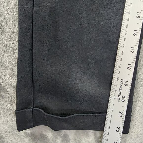 Chico's Pants Womens 0.5 S/6 Black So Slimming Mid Rise Cuffed Crop Leg Office - Picture 11 of 13